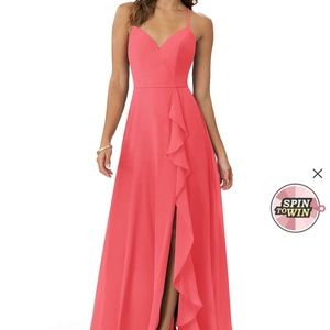 Azazie Dress- Watermelon